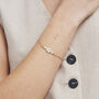 Gold Jasmine And Pearl Bracelet, thumbnail 2 of 10