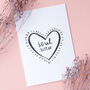 'Soul Sister' Palentine's Friendship Greeting Card, thumbnail 2 of 3