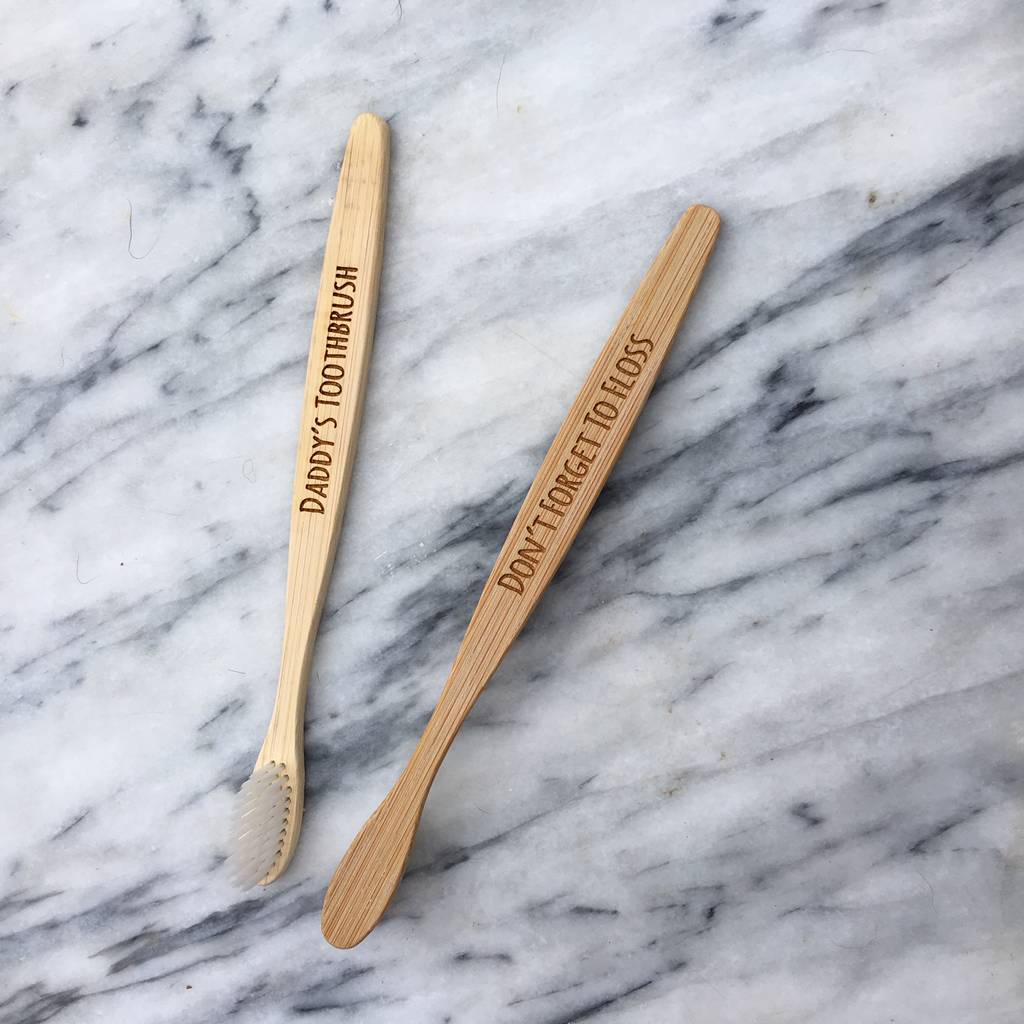 Personalised Bamboo Toothbrush With Soft Bristles, 1 of 5