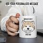 Akita Inu Dog Mug, thumbnail 2 of 5