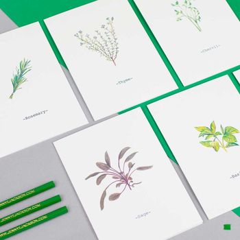 Personalised Herbs And Flowers Greetings Card, 2 of 12