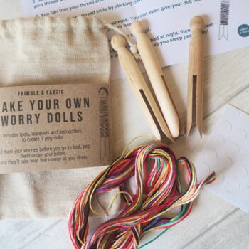 Make Your Own Worry Dolls Craft Kit, 4 of 9