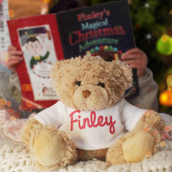Personalised Christmas Story Book And Teddy Bear, 4 of 12