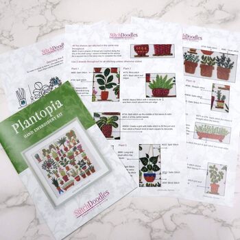 Plantopia Hand Embroidery Kit, 6 of 9