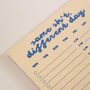 A5 Daily Planner Pad | Same Sh*T, Different Day, thumbnail 2 of 6