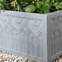 Chartres Grey Gothic Arch Planter, thumbnail 5 of 6