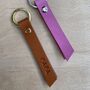 Fyfield Leather Key Fob, thumbnail 6 of 6