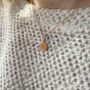 Personalised Initial Disc Necklace, thumbnail 6 of 12