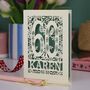 Personalised 60th Birthday Card Papercut Woodland Design, thumbnail 6 of 8