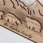 ‘Family Of Bears’ Personalised Wooden 3D Decoration, thumbnail 5 of 6