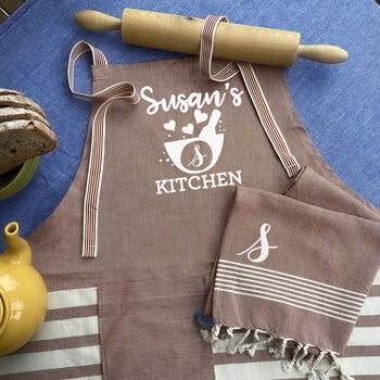 Personalised Apron And Tea Towel, 2 of 12