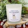 Personalised Pugs And Kisses Christmas Candle Dog Gift, thumbnail 1 of 10