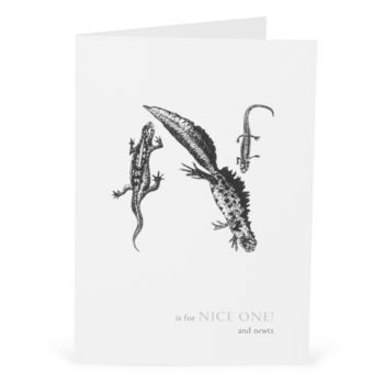 N Is For Nice One! Card, 2 of 2