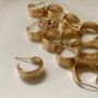 The Gold Otty Hoop Earrings, thumbnail 2 of 5