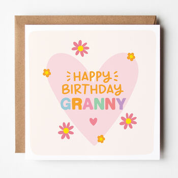 Happy Birthday Card For Grandma/Gran/Granny/Nanna/Nanny/Nan, 2 of 6
