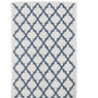Blue Patterned Handwoven Rug, thumbnail 2 of 2