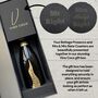 Vino Coco Bottega Prosecco Gift Set With Mr And Mrs Slate Coasters Perfect For Anniversaries And Wedding Presents, thumbnail 5 of 8