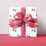 Premium Quality Disco Cherries Gift Wrapping Paper, thumbnail 2 of 8