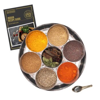 Indian Tin With Nine Spices And Silk Sari Wrap, 2 of 8