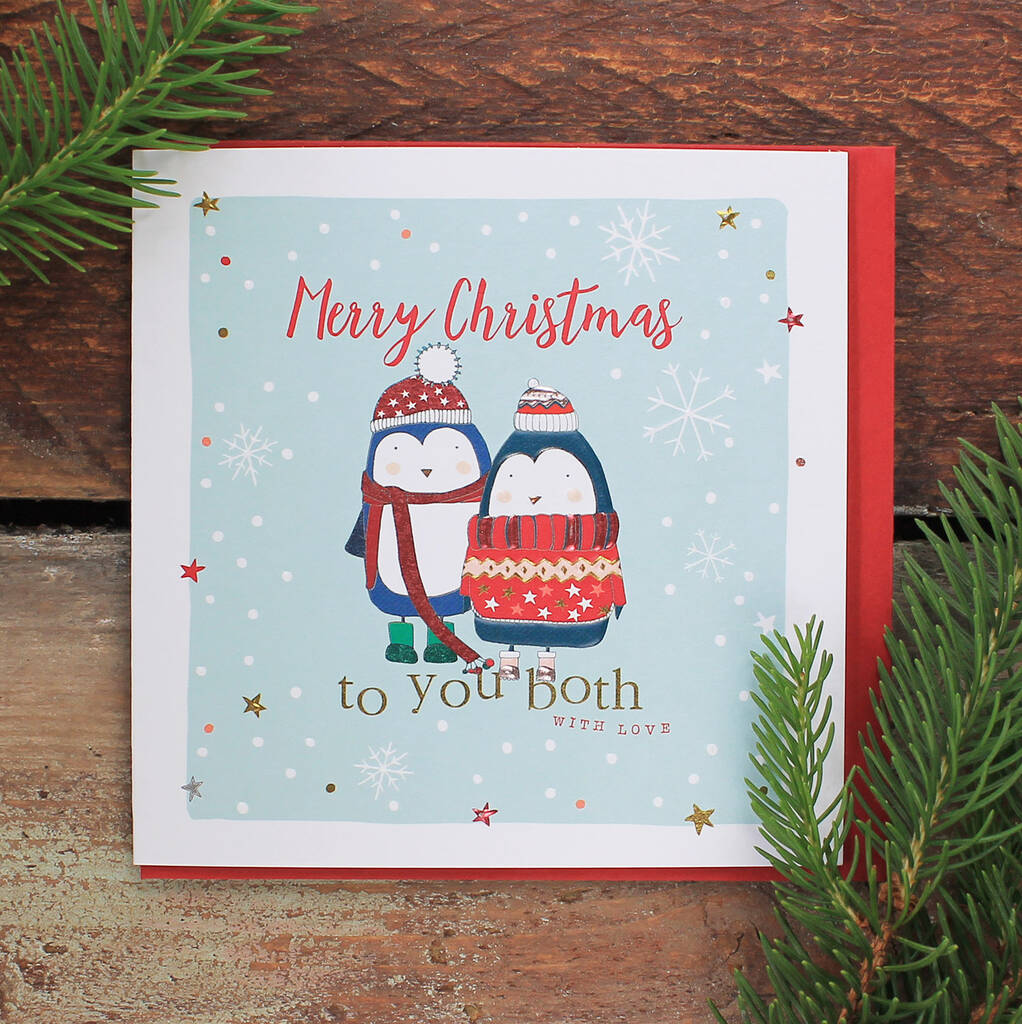 Merry Christmas To You Both Card By Molly Mae | notonthehighstreet.com