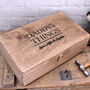 Large Daddy's Things Wooden Box, thumbnail 1 of 4