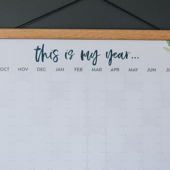 Academic Year Wall Planner 2026–2027 | “This Is My Year” Botanical Design, 2 of 8