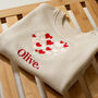 Personalised Valentine's Love Children's Sweatshirt, thumbnail 3 of 6