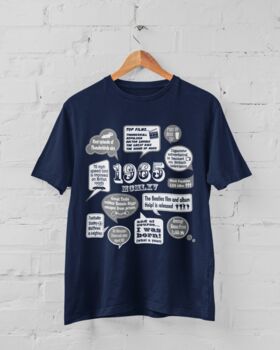 'Events Of 1965' Bespoke 60th Birthday Gift T Shirt, 4 of 9