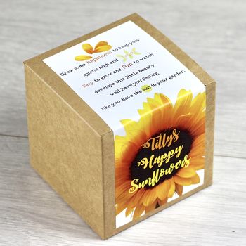 Personalised Happy Sunflowers Kit, 3 of 3