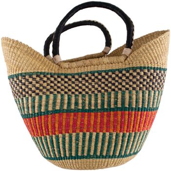 Kisi Handwoven Shopping Basket, 4 of 6