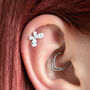 Crystal Bow Helix Piercing, thumbnail 1 of 6