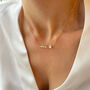 London Skyline Necklace Rose Or Gold Plated 925 Silver, thumbnail 2 of 9
