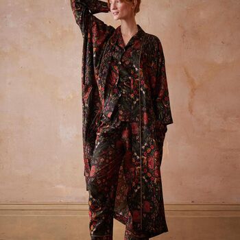 Folksy Fox Pyjamas Black, 4 of 8