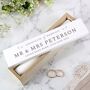 Personalised Wedding Certificate Holder, thumbnail 1 of 8