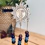 Smiling Sunshine Rainbow Chakra Bells Wind Chime, thumbnail 5 of 10
