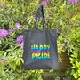 Happy Pride Lgbtq Celebration Tote Shopper Bag, thumbnail 1 of 3