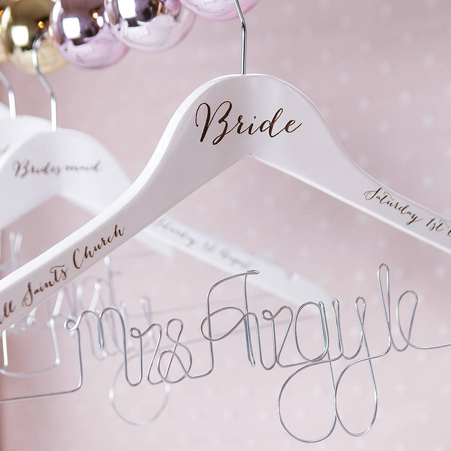 Personalised Wedding Hanger, 1 of 11