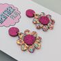 Daisy Flower Earrings, thumbnail 3 of 12