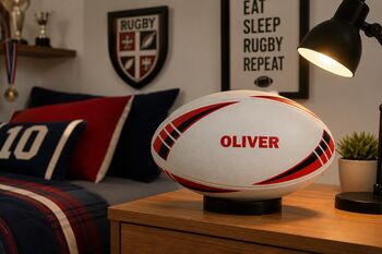 Personalised Rugby Ball, 6 of 12