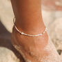 Cinta Pearl Beaded Surf Anklet Giada Collection, thumbnail 1 of 6