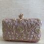 Dark Pink Handcrafted Rectangular Clutch Bag, thumbnail 10 of 10