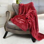 Personalised Ruby Anniversary 40 Years Married Blanket, thumbnail 3 of 4