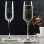 Engraved Christmas Prosecco Glass For Her, thumbnail 3 of 3