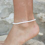 Cossies Clay Beaded Anklet, thumbnail 5 of 7