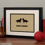 Personalised Border Collie Print For One Or Two Dogs, thumbnail 8 of 10