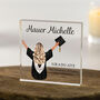 Personalised Female Triumphant Graduate Acrylic Block, thumbnail 1 of 5
