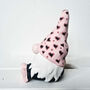 Love Gonk Handmade Scandinavian Gnome Pink, thumbnail 4 of 6