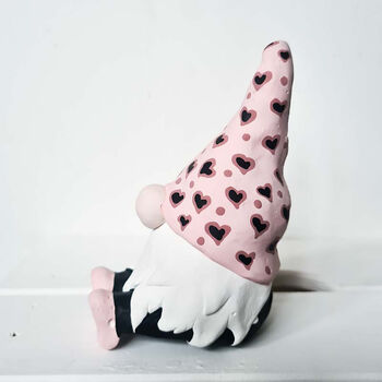 Love Gonk Handmade Scandinavian Gnome Pink, 4 of 6