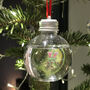 Personalised Circus Font Gin Bauble, thumbnail 1 of 3