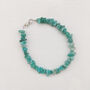 Amazonite Gemstone Chip Beaded Bracelet, thumbnail 5 of 8